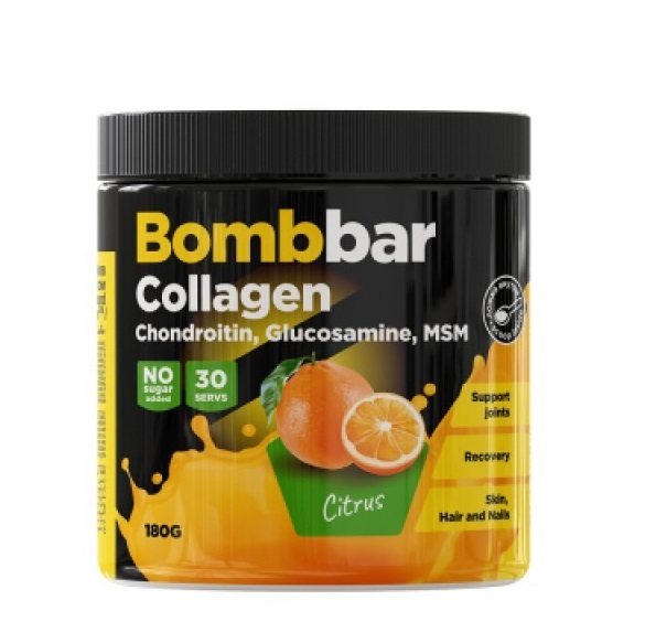 Bombbar Collagen +Chondroitin,Glucosamine,MSM 180 гр
