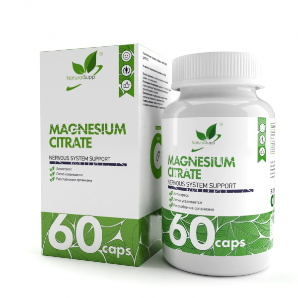 NaturalSupp Magnesium Citrate 60 капс
