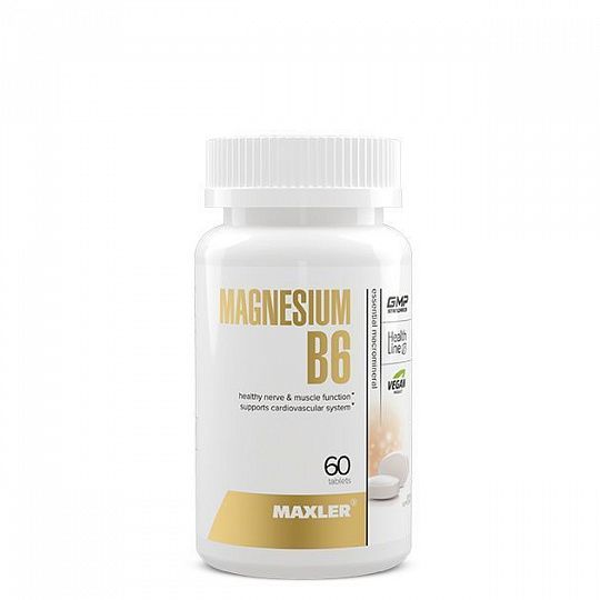Maxler Magnesium B6 60 табл