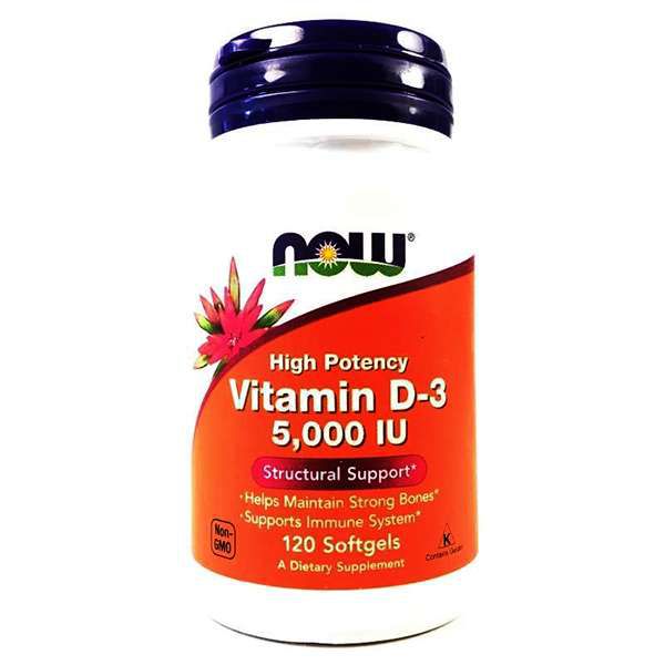 Now Vitamin d-3 5000 ед 120 табл