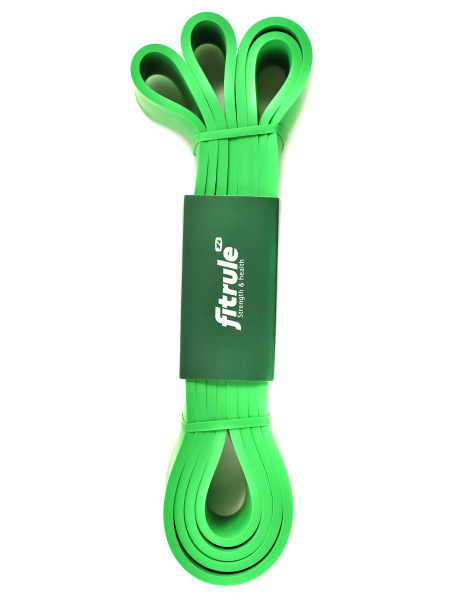 Fitrule резинка для фитнеса(эспандер) 1 м х 4.5 см Зеленая 40 кг