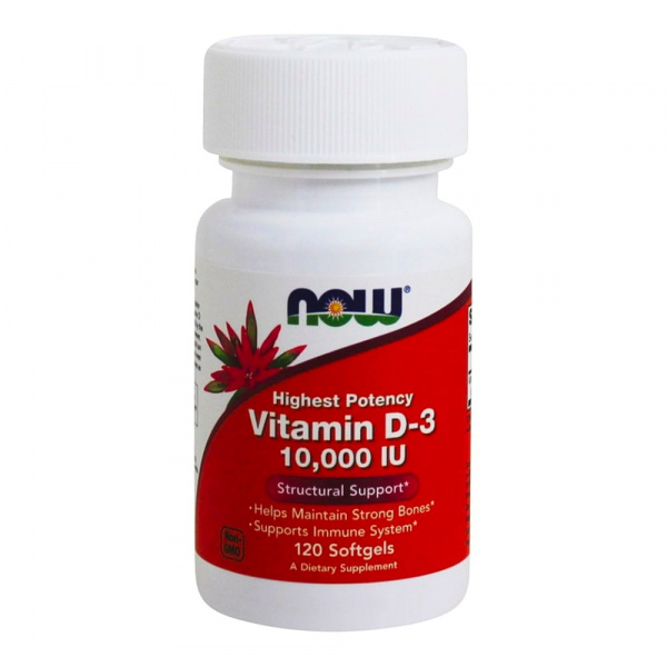 Now Vitamin d-3 10000 ед 120 табл