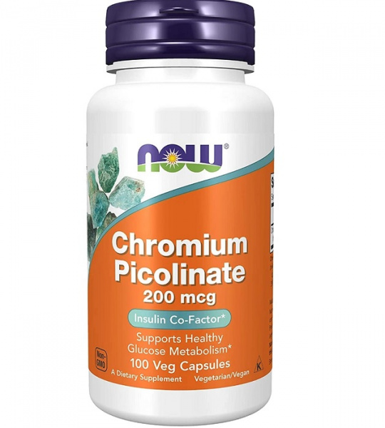 Now Chromium Picolinate 200 mcg 100 капсул