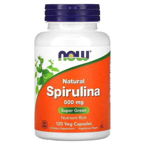 Now Spirulina 500 мг 120 табл