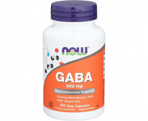 Now Gaba 500 mg 100 капс