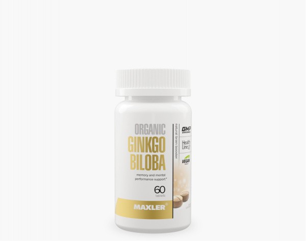 Maxler Ginkgo Biloba Organic 60 табл