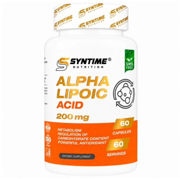 (V)Syntime Nutrition Alpha Lipoic Acid 200 мг 60 капс
